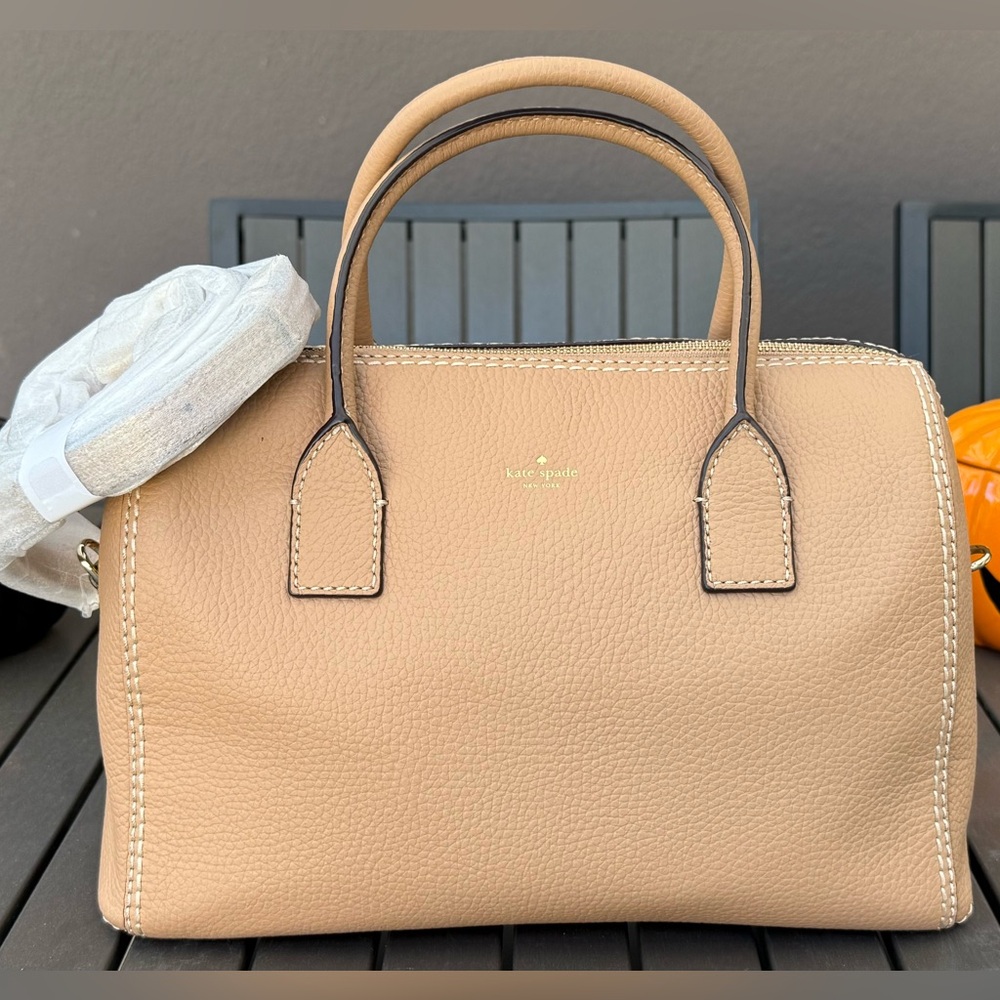 Kate Spade Beige Satchel Bag